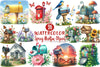 Spring Mailbox Clipart Bundle