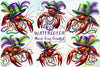 Mardi Gras Crawfish Clipart Bundle