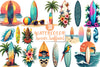 Summer Surfboard Clipart Bundle