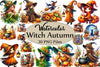 Witch Autumn Clipart Bundle 1
