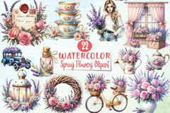 Spring Flowers Clipart Bundle 5 - CraftNest - Digital Crafting and Art