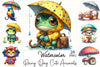 Rainy Day Animals Clipart Bundle