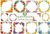 Floral Border Frame Clipart Bundle