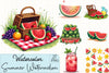 Summer Watermelon Clipart Bundle 32