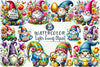 Easter Gnomes Clipart Bundle 1