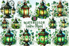 St. Patrick's Day Lantern Clipart Bundle