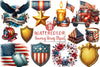 Honoring Heroes Clipart Bundle 5