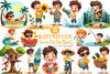 Summer Boy Clipart Bundle