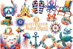 Nautical Clipart Collection - CraftNest - Digital Crafting and Art