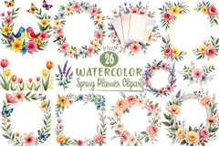 Spring Planner Clipart Bundle - CraftNest - Digital Crafting and Art