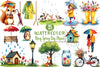 Rainy Spring Day Clipart Bundle