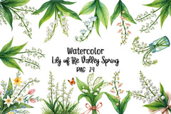 Lily Of The Valley Clipart Bundle - CraftNest - Digital Crafting and Art