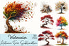 Autumn Tree Clipart Bundle 4