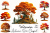 Autumn Tree Clipart Bundle