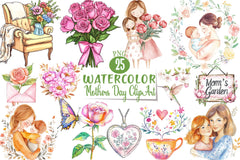 Mother's Day Clipart Bundle 8 - CraftNest - Digital Crafting and Art