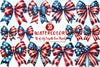 4th of July Bow Clipart Bundle 4