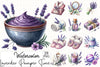 Lavender Pamper Clipart Bundle