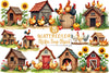 Chicken Coop Clipart Bundle 2