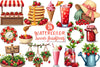 Summer Strawberries Clipart Bundle