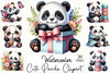 Cute Panda Clipart Bundle 4