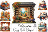 Cozy Fall Clipart Bundle