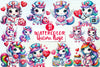 Unicorn Nurse Valentine Clipart Bundle