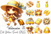 Cute Yellow Travel Clipart Bundle