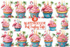 Pink Frosting Cake Clipart Bundle 1