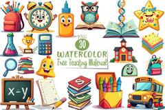 Free Teaching Material Clipart Bundle - CraftNest - Digital Crafting and Art