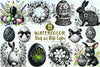 Black & White Easter Clipart Bundle