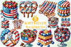 4th of July Desserts Clipart Bundle