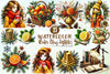 Winter Citrus Clipart Bundle 1