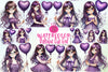 Valentine Girl Clipart Bundle 3