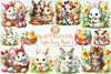 Easter Bunny Clipart Bundle