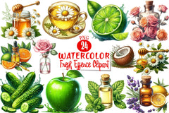 Fresh Essence Clipart Bundle - CraftNest - Digital Crafting and Art
