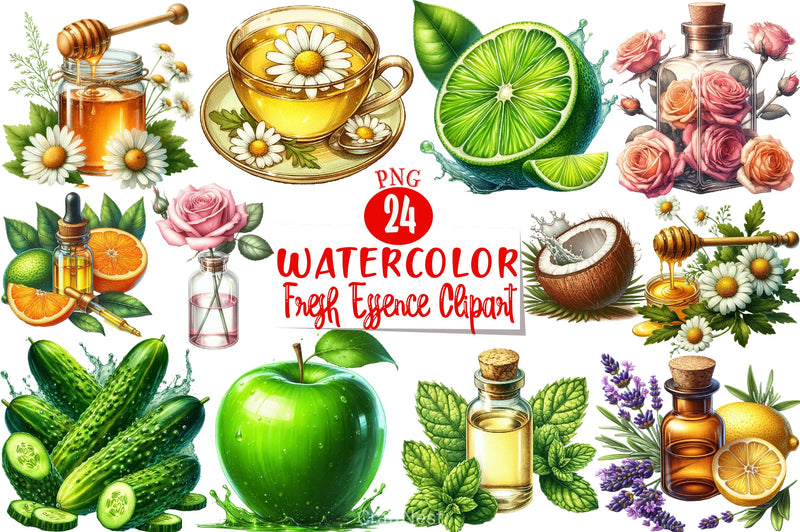Fresh Essence Clipart Bundle - CraftNest - Digital Crafting and Art