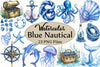 Blue Nautical Clipart Bundle 5