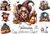 Cozy Halloween Clipart Bundle