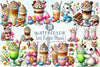 Easter Iced Coffee Clipart Bundle