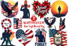 Never Forget Memorial Day Clipart Bundle