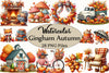 Gingham Autumn Clipart Bundle 3