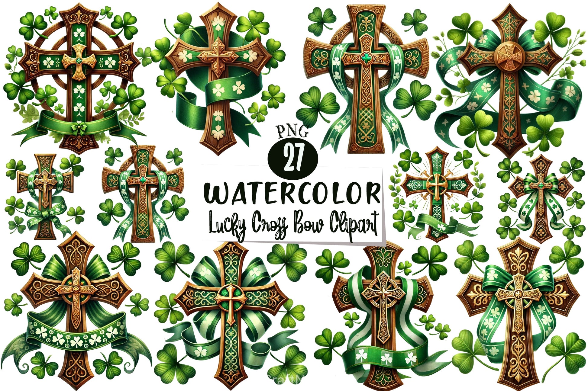 Lucky Crossbow Clipart Bundle - CraftNest - Digital Crafting and Art