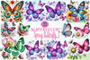 Spring Butterfly Clipart Bundle 4