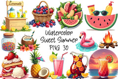 Sweet Summer Clipart Bundle - CraftNest - Digital Crafting and Art