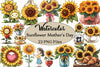 Sunflower Mother's Day Clipart Bundle 3