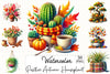 Autumn Houseplant Clipart Bundle