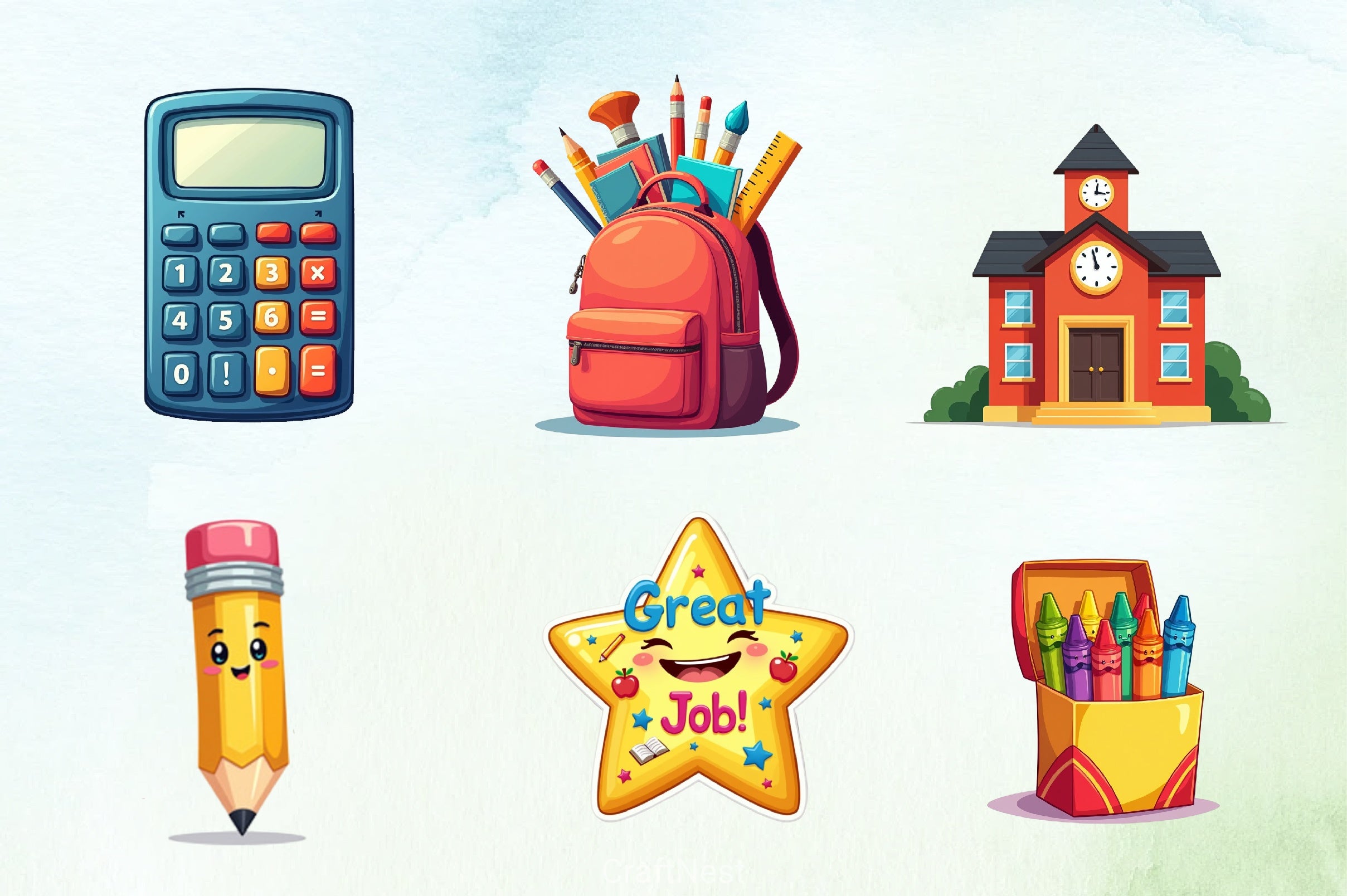 Free Teaching Material Clipart Bundle - CraftNest - Digital Crafting and Art