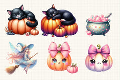Pastel Halloween Clipart Bundle 3 - CraftNest - Digital Crafting and Art