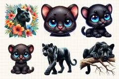 Black Panther Clipart Bundle - CraftNest - Digital Crafting and Art