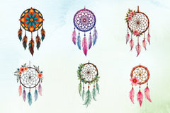 Boho Dreamcatcher Clipart Bundle - CraftNest - Digital Crafting and Art